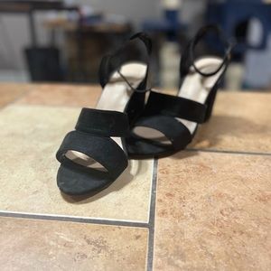 Black Chunky Heels